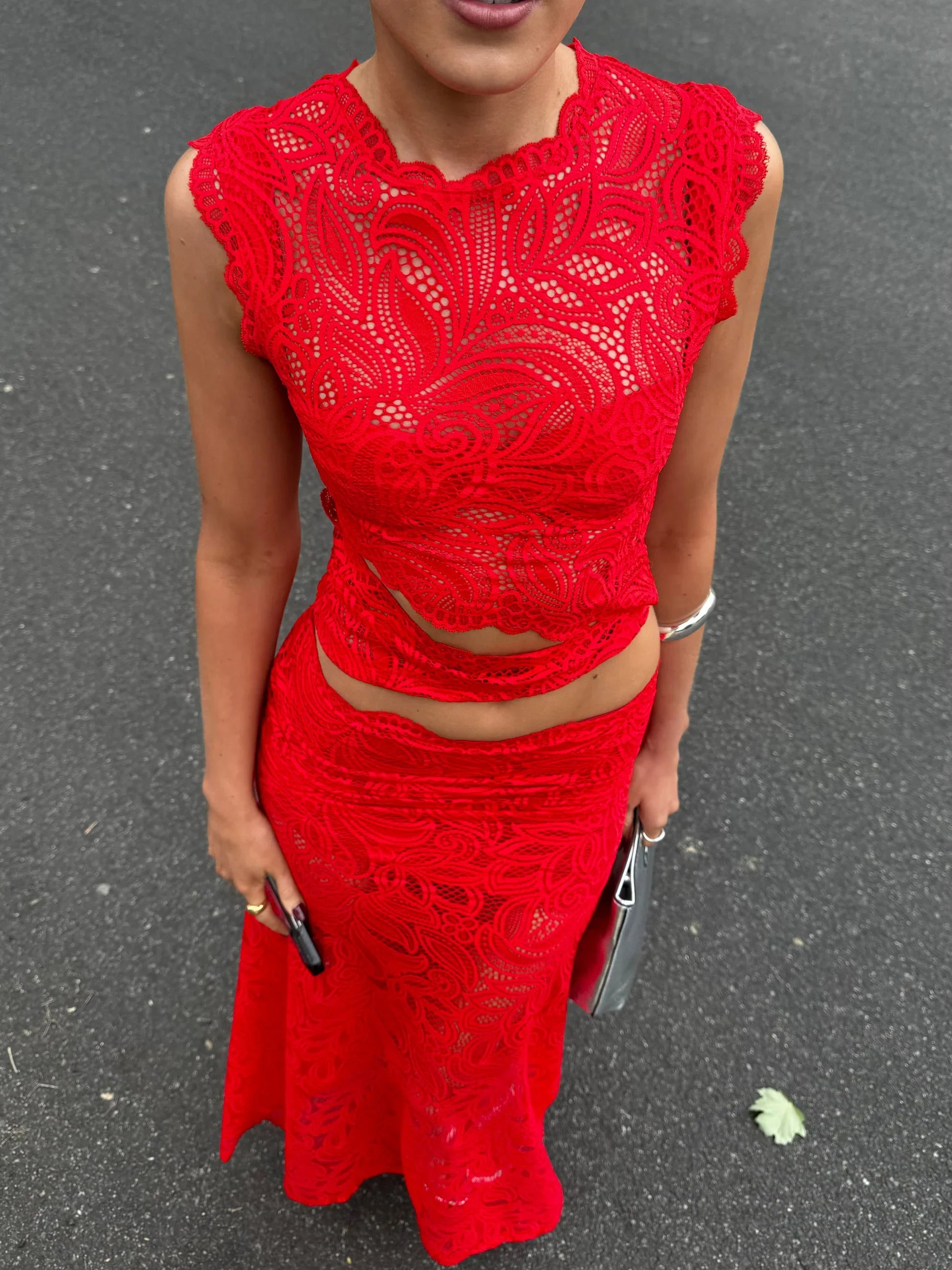 Roselle Lace Co-ord Set