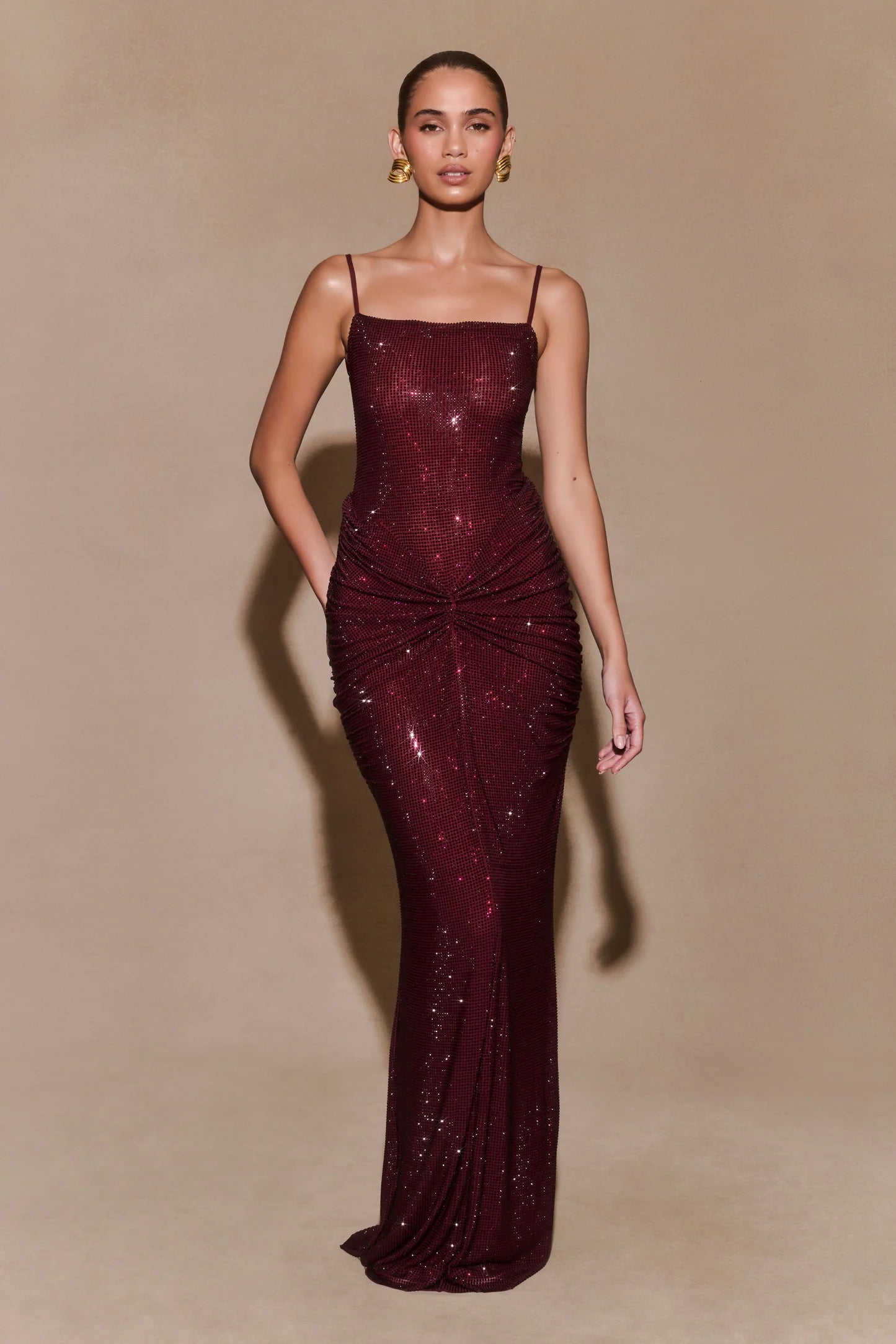 Roisin Diamante Maxi Dress