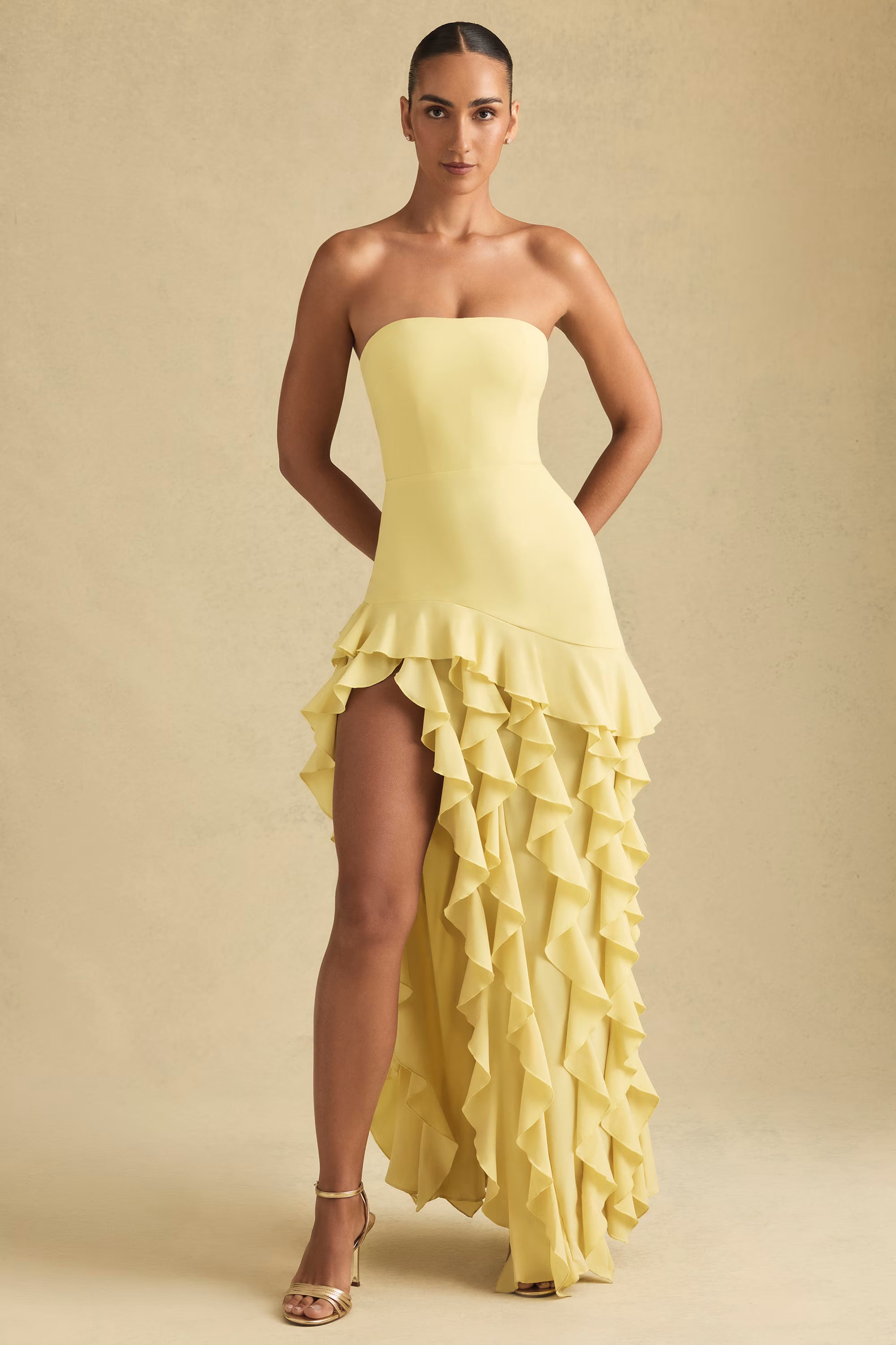 Diletta Ruffled Maxi Dress