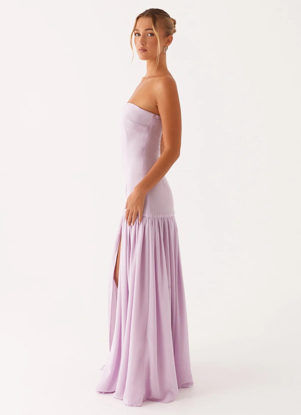 Elsa Long Dress Without Straps