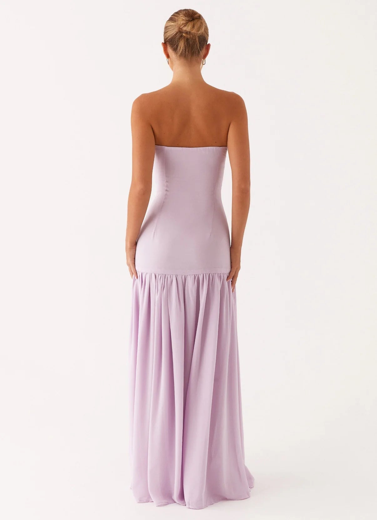 Elsa Long Dress Without Straps