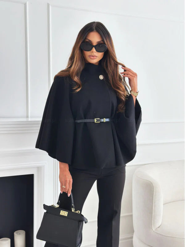 Maria Cape Belt Coat