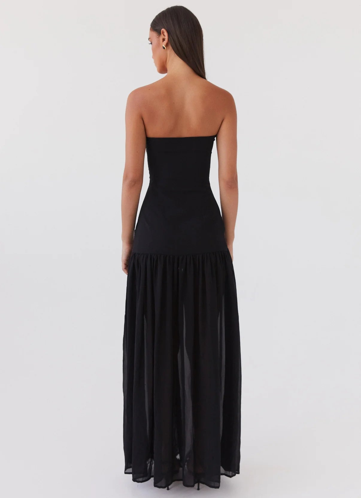 Elsa Long Dress Without Straps