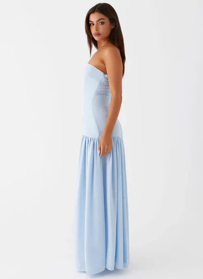 Elsa Long Dress Without Straps
