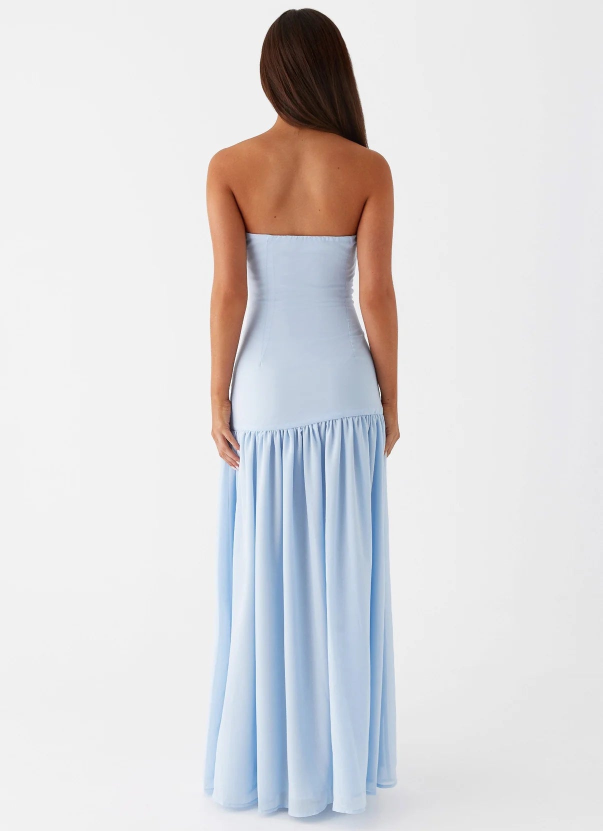 Elsa Long Dress Without Straps