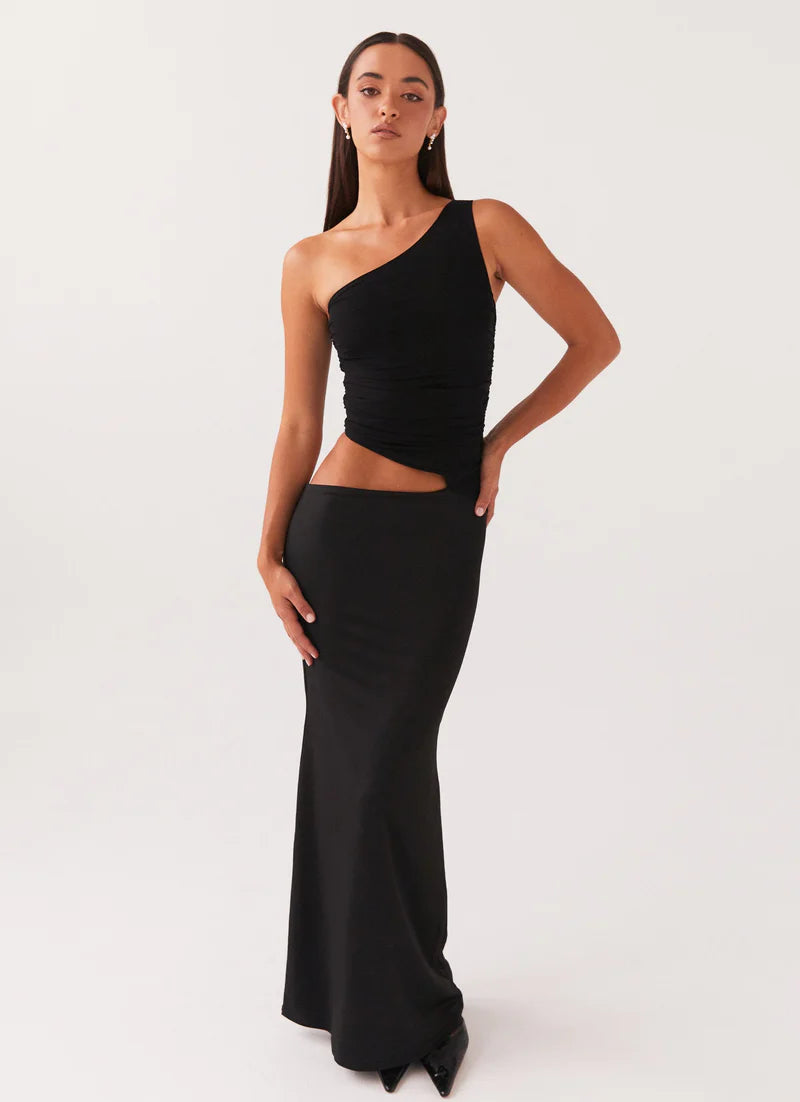 Mia Asymmetrical Long Dress