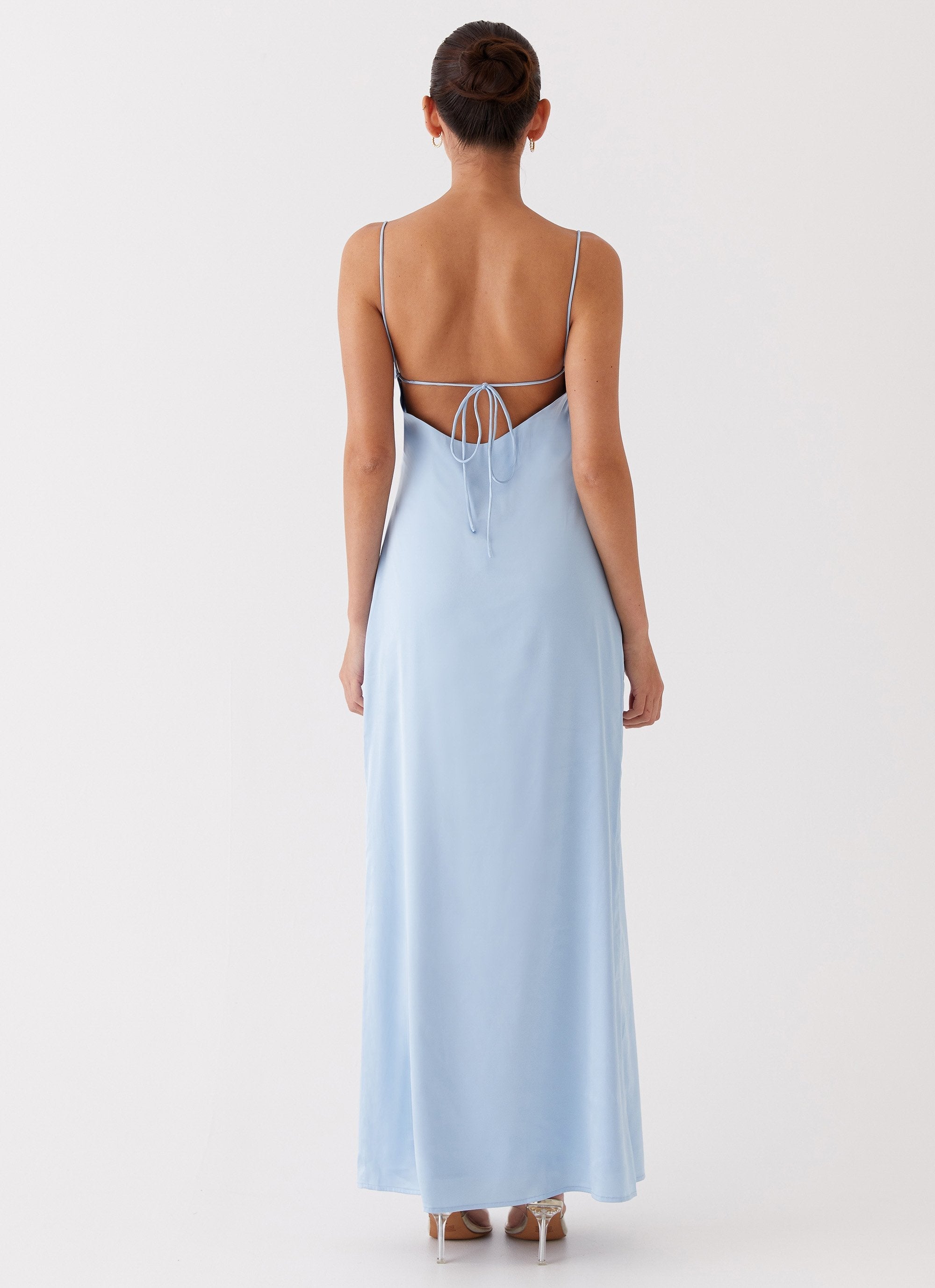 Sofia Maxi Dress in Satin and Lace Dream Sight