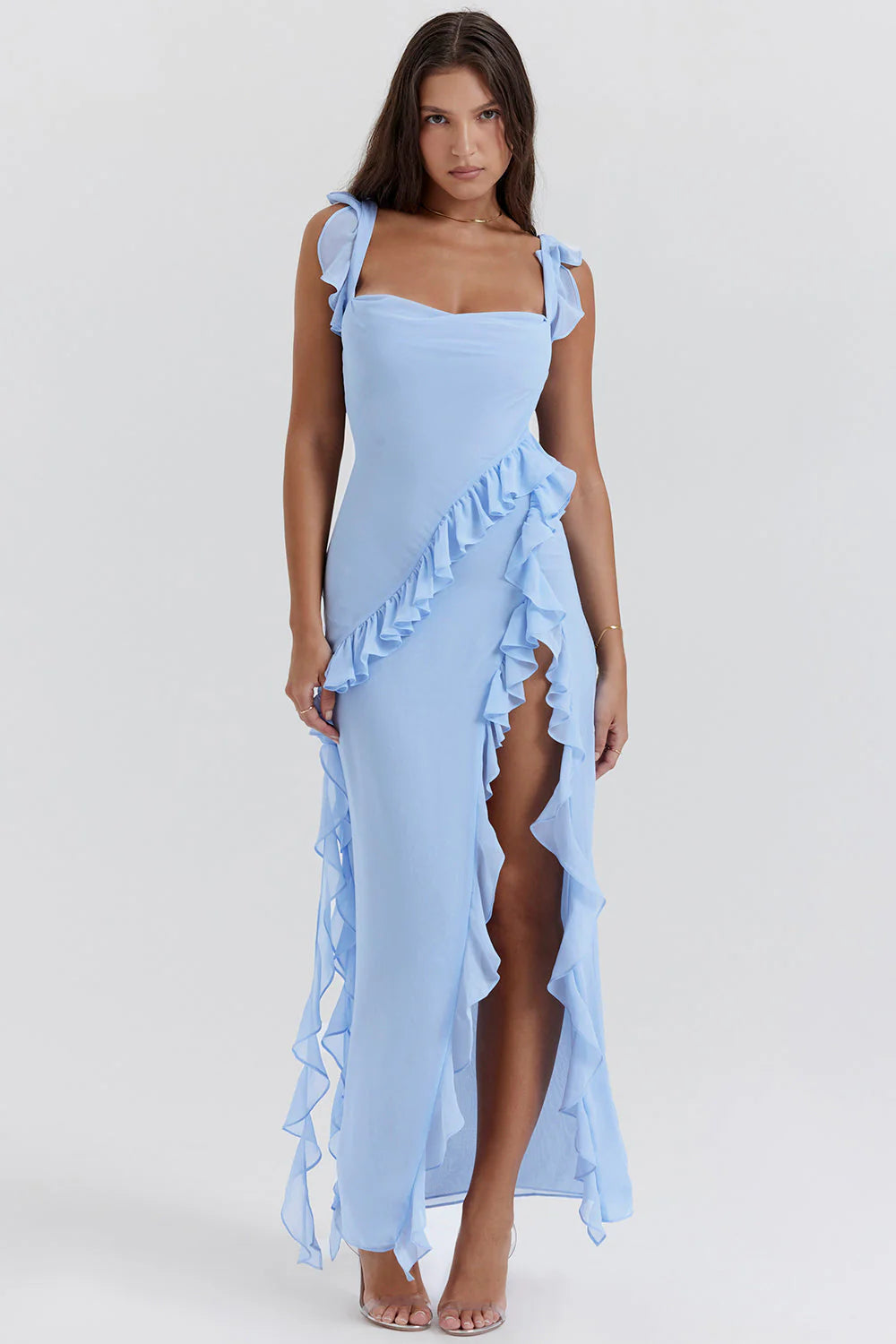Bella Ruffled Maxi Dress